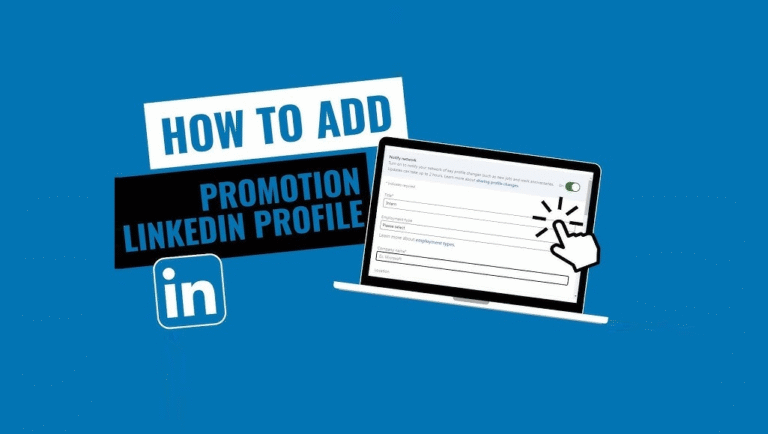 How To Add Promotion On LinkedIn The Right Way